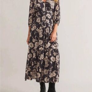 Z Supply Adelina Ari Floral Midi Dress